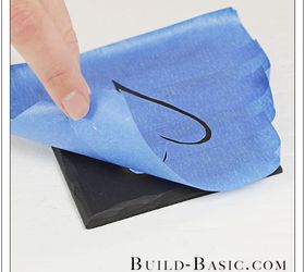 diy faux slate coasters valentinesday, chalkboard paint, crafts, seasonal holiday decor, valentines day ideas