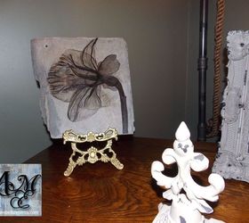 daffodil x ray stain art per request, shabby chic