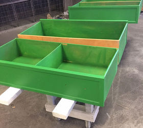 emerald green chest, painted furniture