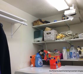 laundry room cleaned up, laundry rooms, organizing