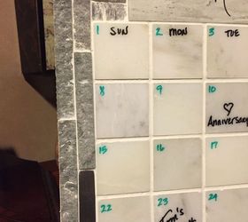 marble and stone perpetual calendar, concrete masonry, crafts, organizing, tiling