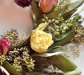 how to dry roses make a rose wreath, crafts, flowers, how to, wreaths