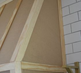 how i built a range hood cover, diy, kitchen design, woodworking projects