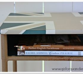 union jack school desk, painted furniture