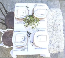 winter inspired table setting, home decor, seasonal holiday decor