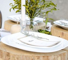 winter inspired table setting, home decor, seasonal holiday decor