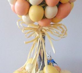 easter egg topiary, crafts, easter decorations, seasonal holiday decor