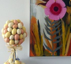 easter egg topiary, crafts, easter decorations, seasonal holiday decor