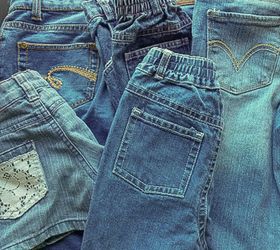 quick and easy bunting using denim, crafts, repurposing upcycling