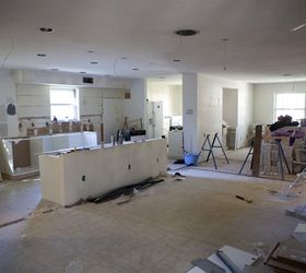 from green to a dream our massive kitchen makeover, concrete masonry, concrete countertops, countertops, diy, home improvement, kitchen design, kitchen island