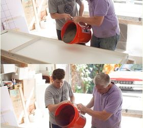 from green to a dream our massive kitchen makeover, concrete masonry, concrete countertops, countertops, diy, home improvement, kitchen design, kitchen island