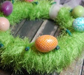 light up easter egg wreath, crafts, easter decorations, seasonal holiday decor, wreaths