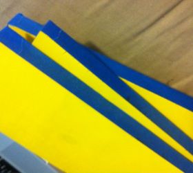 lazygirldiy almost free art using found items, crafts, wall decor, Taping makes sense in the next step