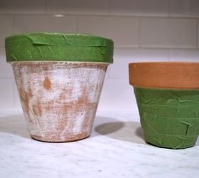 copper dipped planter pots, container gardening, crafts