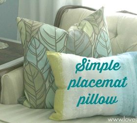 the fastest pillow you ll ever make, crafts, reupholster