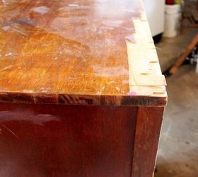 bruised and battered turned blue and beautiful dresser makeover, chalk paint, painted furniture