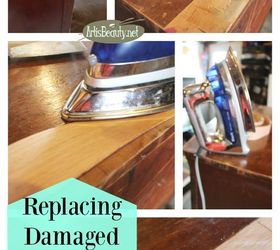 bruised and battered turned blue and beautiful dresser makeover, chalk paint, painted furniture
