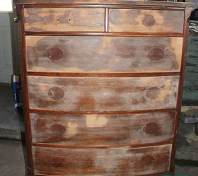 bruised and battered turned blue and beautiful dresser makeover, chalk paint, painted furniture