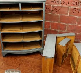 bruised and battered turned blue and beautiful dresser makeover, chalk paint, painted furniture