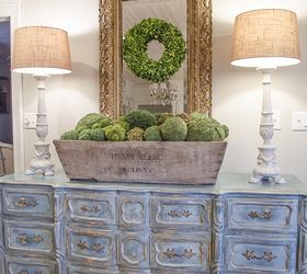 a blue french provincial dresser, chalk paint, painted furniture