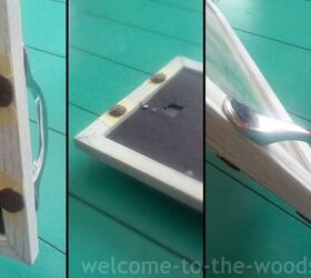 lazygirldiy picture frame tray, crafts, repurposing upcycling