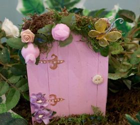 fairy garden doors easy craft stick diy, crafts, gardening