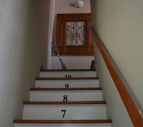 how i added faux board and batten to our stairwell, diy, flooring, foyer, home maintenance repairs, stairs
