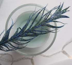 easy diy painted glitter feathers diylikeaboss, crafts