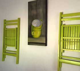 no space for a dining room hang it up, organizing, painted furniture