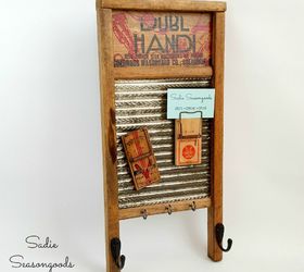 vintage farmhouse style reminder center, crafts, diy, organizing, repurposing upcycling, rustic furniture, storage ideas