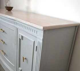 before after boring sideboard to super sophisticated sideboard, painted furniture