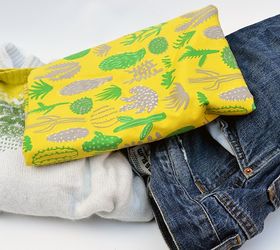 diy iphone denim pocket pillow, how to, repurposing upcycling, reupholster