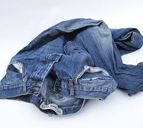 diy iphone denim pocket pillow, how to, repurposing upcycling, reupholster