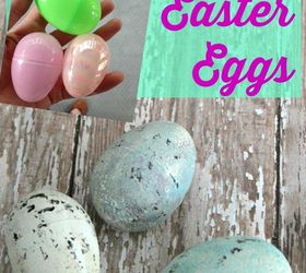 painted plastic easter eggs, chalk paint, crafts, easter decorations, seasonal holiday decor