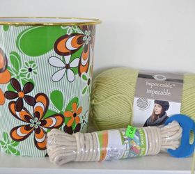 fun and colorful pom pom container, crafts, how to