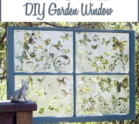 diy garden window how to etch glass, crafts, how to, repurposing upcycling, windows