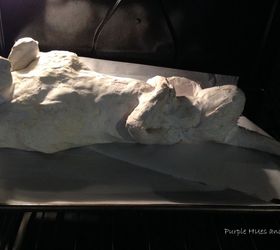 recycled decoupaged paper mache bunny, crafts, decoupage, repurposing upcycling, seasonal holiday decor