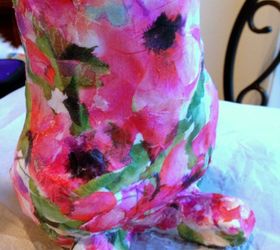 recycled decoupaged paper mache bunny, crafts, decoupage, repurposing upcycling, seasonal holiday decor