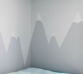 a painted mural makes the perfect headboard, bedroom ideas, painting, wall decor