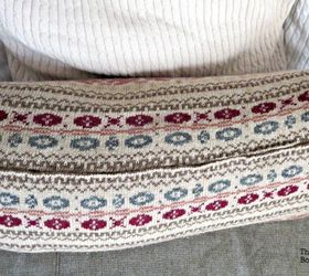 sweater pillows the easy way, repurposing upcycling, reupholster
