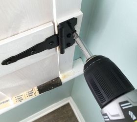 diy farmhouse style indoor shutters, diy, rustic furniture, window treatments, windows, woodworking projects