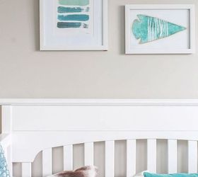 dark outdated space to fresh tribal nursery, bedroom ideas, paint colors, painting