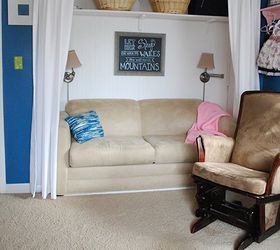 bold bright and blue a nursery makeover, bedroom ideas, painting