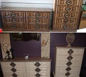 another old dresser revived general finishes annie sloan, painted furniture