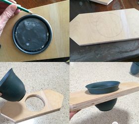 use up your scrap wood and make a hanging hexagon planter, container gardening, diy, gardening, woodworking projects