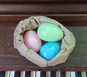 easter tweak on a garage sale find wreath, crafts, easter decorations, seasonal holiday decor, wreaths
