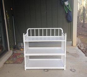 changing table converted to desk, home office, painted furniture, repurposing upcycling