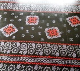 inlay stencil table, painted furniture