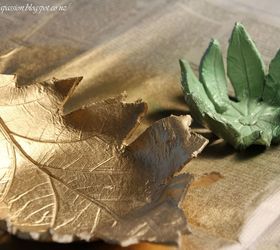 handcrafted air dry clay leaf bowls, crafts, how to