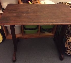 vintage table with london map decoupage, decoupage, painted furniture